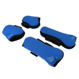 Maxbell 2 Pairs Horse Leg Boots Front Hind Leg Tendon Protect Equestrian Royal blue