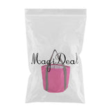 Maxbell Portable Folding Washbasin Bucket Foldable Camping Water Pot Rose red