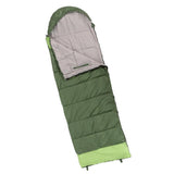 Maxbell Waterproof Camping Warm Hollow Cotton Splicing Sleeping Bag Army Green Left