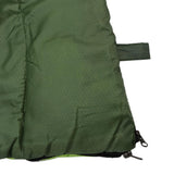 Maxbell Waterproof Camping Warm Hollow Cotton Splicing Sleeping Bag Army Green Left