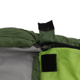 Maxbell Waterproof Camping Warm Hollow Cotton Splicing Sleeping Bag Army Green Left