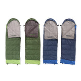 Maxbell Waterproof Camping Warm Hollow Cotton Splicing Sleeping Bag Army Green Left