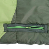 Maxbell Waterproof Camping Warm Hollow Cotton Splicing Sleeping Bag Army Green Left