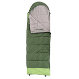Maxbell Waterproof Camping Warm Hollow Cotton Splicing Sleeping Bag Army Green Left
