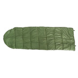 Maxbell Waterproof Camping Warm Hollow Cotton Splicing Sleeping Bag Army Green Left