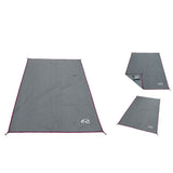 Maxbell Waterproof Camping Tarp for Picnics, Tent Footprint, and Sunshade 150-220cm Gray