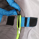 Maxbell Adult Single Outdoor Camping Waterproof Splicing Sleeping Bag Warm Quilt Blue