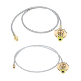 Maxbell Camping Stove High-Pressure Propane Hose and Adapter for Flat Gas Tank 106cm