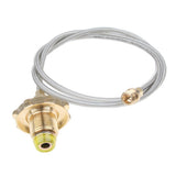 Maxbell Camping Stove High-Pressure Propane Hose and Adapter for Flat Gas Tank 106cm