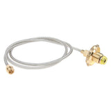 Maxbell Camping Stove High-Pressure Propane Hose and Adapter for Flat Gas Tank 106cm
