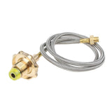 Maxbell Camping Stove High-Pressure Propane Hose and Adapter for Flat Gas Tank 102cm