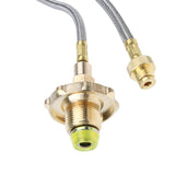 Maxbell Camping Stove High-Pressure Propane Hose and Adapter for Flat Gas Tank 102cm