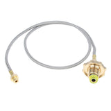 Maxbell Camping Stove High-Pressure Propane Hose and Adapter for Flat Gas Tank 102cm