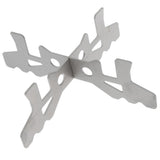 Maxbell Portable Outdoor Camping Mini Alcohol Stove Cross Stand Rack Titanium-Cross 2