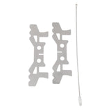 Maxbell Portable Outdoor Camping Mini Alcohol Stove Cross Stand Rack Titanium-Cross 2