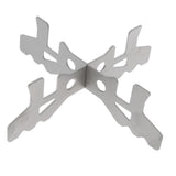 Maxbell Portable Outdoor Camping Mini Alcohol Stove Cross Stand Rack Titanium-Cross 2