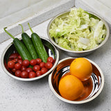 Maxbell Food Grade Stainless Steel Mixing Bowls Cereal/Salad/Soup/Rice Bowl 24cm