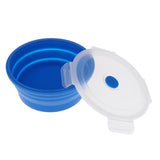 Maxbell Collapsible Silicone Camping Bowl, Food-grade and BPA-free 600ml Blue