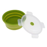 Maxbell Collapsible Silicone Camping Bowl, Food-grade and BPA-free 600ml Green