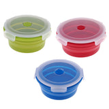 Maxbell Collapsible Silicone Camping Bowl, Food-grade and BPA-free 900ml Red