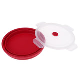 Maxbell Collapsible Silicone Camping Bowl, Food-grade and BPA-free 1200ml Red