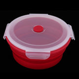 Maxbell Collapsible Silicone Camping Bowl, Food-grade and BPA-free 1200ml Red