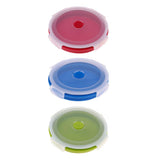 Maxbell Collapsible Silicone Camping Bowl, Food-grade and BPA-free 1200ml Red