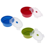 Maxbell Collapsible Silicone Camping Bowl, Food-grade and BPA-free 1200ml Red