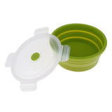 Maxbell Collapsible Silicone Camping Bowl, Food-grade and BPA-free 1200ml Green