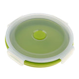 Maxbell Collapsible Silicone Camping Bowl, Food-grade and BPA-free 1200ml Green