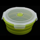 Maxbell Collapsible Silicone Camping Bowl, Food-grade and BPA-free 1200ml Green