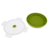 Maxbell Collapsible Silicone Camping Bowl, Food-grade and BPA-free 1200ml Green