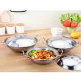 Maxbell Stainless Steel Pot Outdoor Camping Cookware Cooking Picnic Pan 7cm height