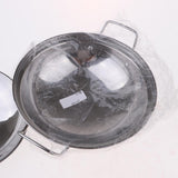 Maxbell Stainless Steel Pot Outdoor Camping Cookware Cooking Picnic Pan 7cm height