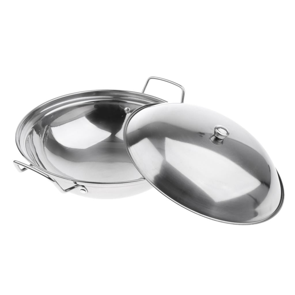 Maxbell Stainless Steel Pot Outdoor Camping Cookware Cooking Picnic Pan 8cm height