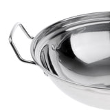 Maxbell Stainless Steel Pot Outdoor Camping Cookware Cooking Picnic Pan 8cm height