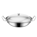 Maxbell Stainless Steel Pot Outdoor Camping Cookware Cooking Picnic Pan 8cm height