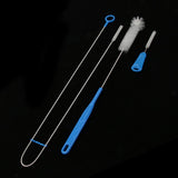 Maxbell 3 Pieces Water Bladder Cleaning Brush Cleaner Set for Hydration Pack Clear