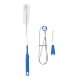 Maxbell 3 Pieces Water Bladder Cleaning Brush Cleaner Set for Hydration Pack Clear