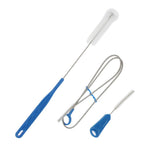 Maxbell 3 Pieces Water Bladder Cleaning Brush Cleaner Set for Hydration Pack Clear