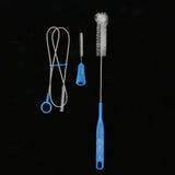 Maxbell 3 Pieces Water Bladder Cleaning Brush Cleaner Set for Hydration Pack Clear