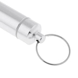 Maxbell Waterproof Aluminum Pill Box Drug Keychain Container 17 x 85mm (3 grid)