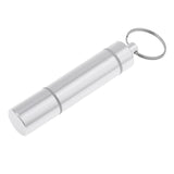 Maxbell Waterproof Aluminum Pill Box Drug Keychain Container 17 x 85mm (3 grid)