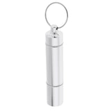 Maxbell Waterproof Aluminum Pill Box Drug Keychain Container 17 x 85mm (3 grid)