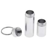 Maxbell Waterproof Aluminum Pill Box Drug Keychain Container 17 x 85mm (3 grid)