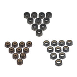 Maxbell 10Pcs 5/8/10mm Nuts for Skateboard Longboard Trucks M5
