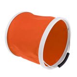 Maxbell Folding Bucket Water Container Pail for Camping BBQ Fishing 9L Orange