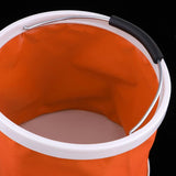 Maxbell Folding Bucket Water Container Pail for Camping BBQ Fishing 9L Orange