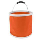 Maxbell Folding Bucket Water Container Pail for Camping BBQ Fishing 9L Orange