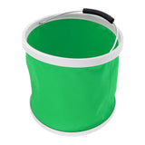 Maxbell Folding Bucket Water Container Pail for Camping BBQ Fishing 11L  Green